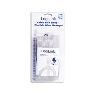 Management Kabelschlauch PET flexibel 1,8m LogiLink Grey