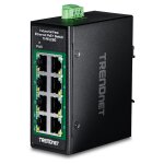 TRENDnet TI-PELC80 8-Port Ethernet PoE+ Industrial...