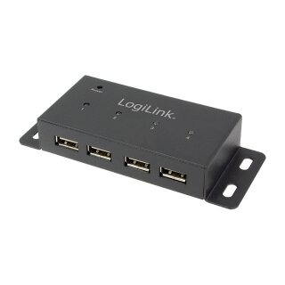 LogiLink UA0141A USB 2.0 HUB 4-Port 4xUSB 2.0 montierbar