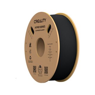 Creality Hyper PLA Filament Black, 3D-Filament (schwarz, 1 kg, 1,75 mm, auf Rolle)