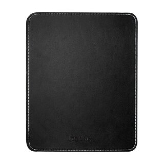 Logilink Mauspad Leder Design schwarz