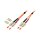 EFB-Elektronik Duplex Jumper SC-SC 62,5/125, OM1, LSZH, orange, 3.0mm, 0,5m Hersteller: EFB Elektronik (O6423.050)