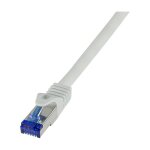 Logilink Patchkabel Ultraflex, Cat.6A, S/FTP, grau, 5 m