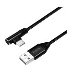 Logilink USB-Stecker USB 2.0 zu USB-C (90° gewinkelt)...