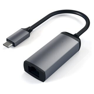 Satechi USB-C auf Ethernet Adapter, Space Grau, ST-TCENM