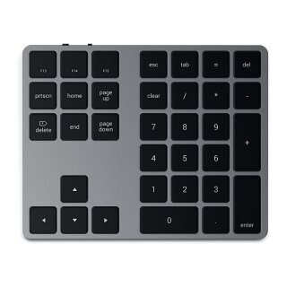 Satechi Extended Kabelloses Keypad, Space Grau, ST-XLABKM