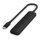 Satechi USB-C Slim Multi-Port Hub (6 in 1 Adapter), Schwarz, ST-P6SK
