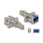 LWL Hybrid Kupplung LC Simplex Stecker zu SC Simplex...