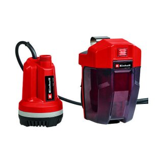 Power X-Change Akku-Klarwasserpumpe GE-PP 18 RB Li-Solo, 18Volt, Tauch- / Druckpumpe (rot/schwarz, ohne Akku und Ladegert)