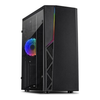 Inter-Tech B-02 - Tower - ATX - ohne Netzteil (ATX)