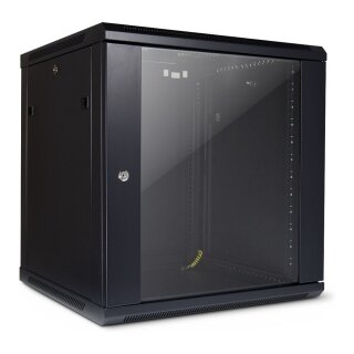 Inter-Tech Wandgehuse SMA-6612 (schwarz, 12HE)