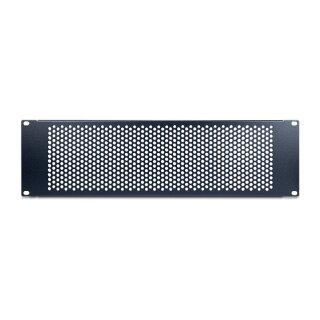 Inter-Tech IPC 19" Lochblende 3HE,134x482x11mm, RAL 9005