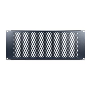Inter-Tech IPC 19" Lochblende 4HE,178x482x11mm, RAL 9005