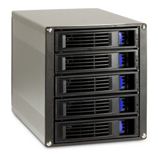 Wechselrahmen 5-fach ST-5255 für 3x5,25"Einschub retail