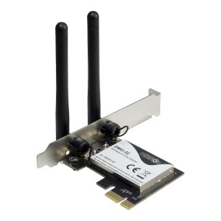 Inter-Tech Wi-Fi 5 PCIe Adapter DMG-32 2dBi Antenne 650Mbps retail