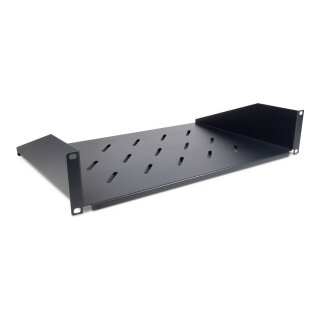 Inter-Tech 19" Boden SW-2U-300, 89x480x300mm, RAL 9005