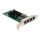 Inter-Tech Gigabit PCIe Adapter Argus ST-7238 x4 i350Chips. retail