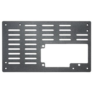 Inter-Tech AC Netzteilblende ATX-02, ATX-FlexATX, Stahl