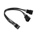 Inter-Tech AC PWM-Y-2, Kabel 15cm, 2-fach (Bulk)