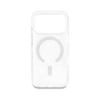 Delock Schutzhülle für iPhone 17 Pro kompatibel mit MagSafe transparent-weiß