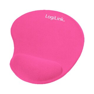 Mauspad LogiLink Silcon Wrist pink