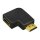 HDMI Adapter HDMI>HDMI St/Bu 90° flach gewinkelt