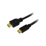 Logilink HDMI-Kabel Ethernet A -> mini St/St 1.00m sw