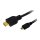 Logilink HDMI-Kabel Ethernet A -> micro D St/St 2.00m bk