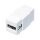 Keystone Verbinder USB2.0-A > USB2.0-B F/F, white LogiLink
