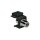 Keystone Verbinder F-Type 75 Ohm F/F, black LogiLink