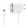 Ladegerät 240V 2+1xUSB 2,1A white LogiLink