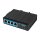 Industrial Gigabit Ethernet Switch, 4-Port 1000 Mbps + 1 port SFP