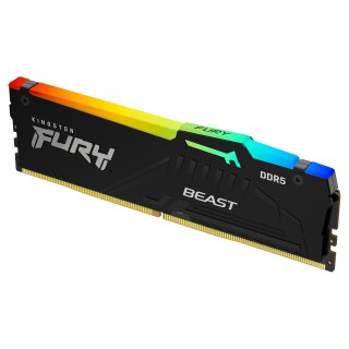 KINGSTON 32GB 6000MT/s DDR5 CL36 DIMM FURY Beast RGB EXPO