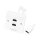 Logilink HDMI Adapter. wall socket. 2-port. white
