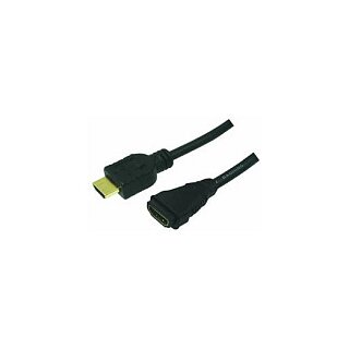 Logilink HDMI-Kabel Ethernet A -> A St/Bu 5.00m Gold Verl.