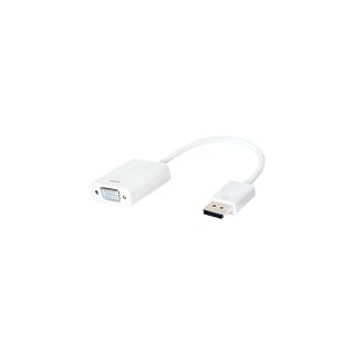 Logilink DisplayPort 1.2 zu VGA Adapter m.15cm Kabel(Aktiv)