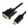 Logilink DisplayPort-Kabel DP 1.2 zu DVI 1.2 1.0m schwarz