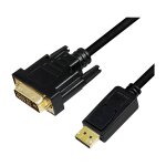 Logilink DisplayPort-Kabel DP 1.2 zu DVI 1.2 5.0m schwarz