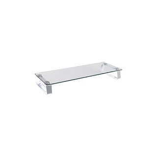 Logilink Monitorerhöhung /-tisch aus Glas, max. 20 kg