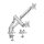 Logilink TIS 17"-32" 2TFT 3Gelenke silb. Max. 9KG Gasdr.fed.