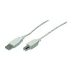 Logilink USB Kabel A -> mini B St/St 5.00m grau