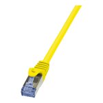 Logilink Patchkabel CAT6A S/FTP AWG26 PIMF 1,00m gelb
