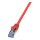 Logilink Patchkabel CAT6A S/FTP AWG26 PIMF 1,00m rot