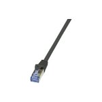 Logilink Patchkabel mit Cat7-Rohk. Primel. S/FTP schw 1,50m