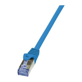 Logilink Patchkabel CAT6A S/FTP AWG26 PIMF 3,00m blau
