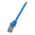 Logilink Patchkabel CAT6A S/FTP AWG26 PIMF 3,00m blau