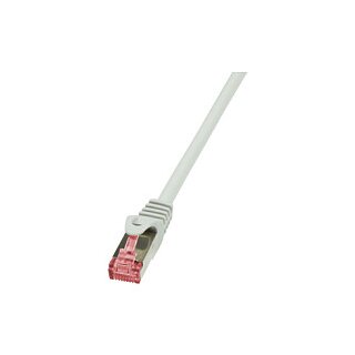 Logilink Patchkabel CAT6 S/FTP AWG27 PIMF 15,00m grau