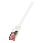 Logilink Patchkabel CAT6 S/FTP AWG27 PIMF 20,00m weiß