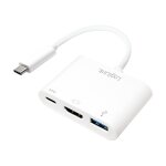 Logilink Adapter USB3.2 Gen1 Typ-C > HDMI+USB-A+USB-C...