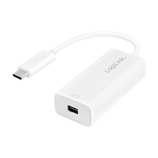 Logilink Adapter USB 3.2 Gen 1x1 to Mini DP, USB-C, weiß